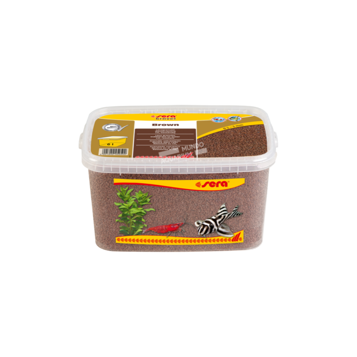 Sera Gravel Brown Lava Ø 2 – 3 mm (3l)